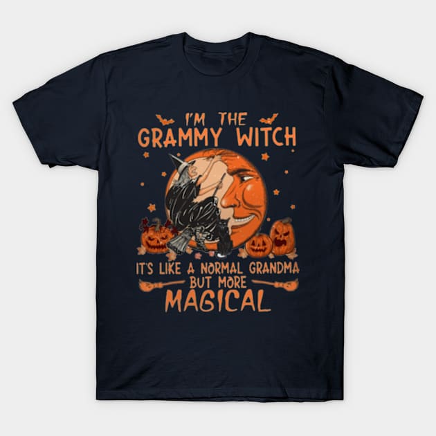 I'm The Grammy Witch It's Like A Normal Grandma But More Magical T-Shirt by Distefano